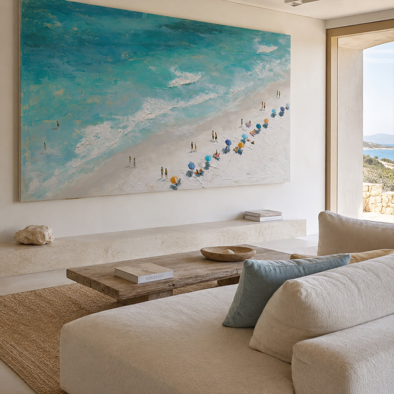 Beach Seascape Contemporary Painting