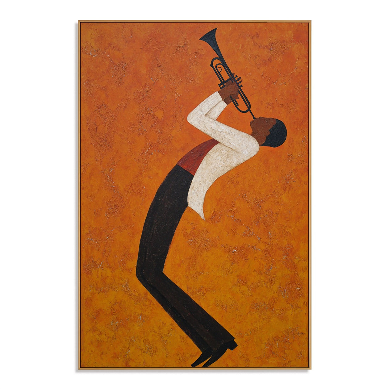 Dream of Jazz Surrealism Whimsical Oil Painting