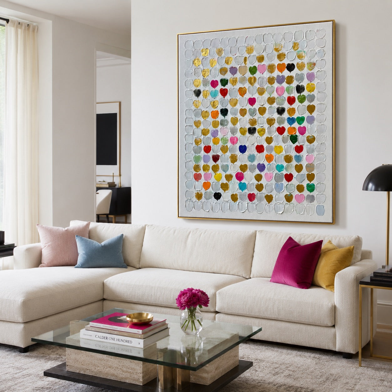 Rhythm of Circles Wabi-Sabi Art