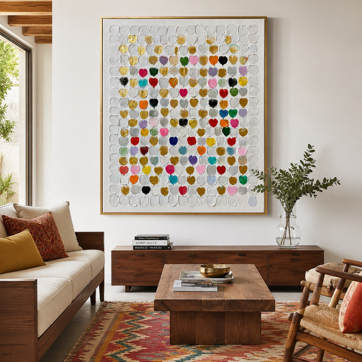 Rhythm of Circles Wabi-Sabi Art