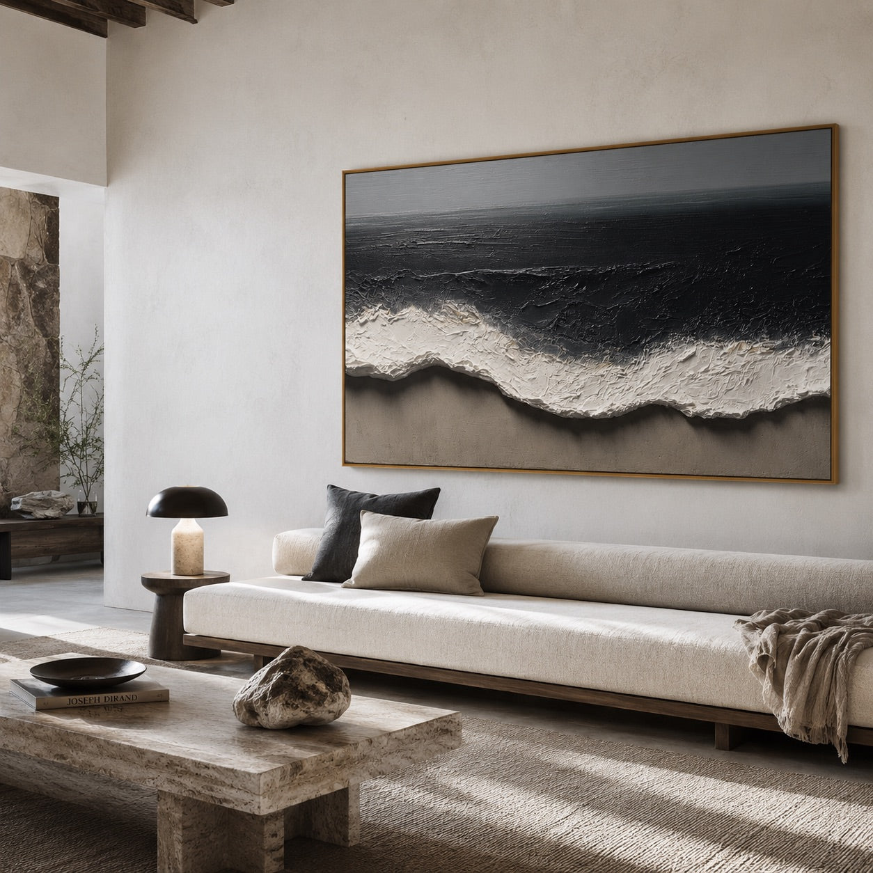 Deep Current Wabi-Sabi Art