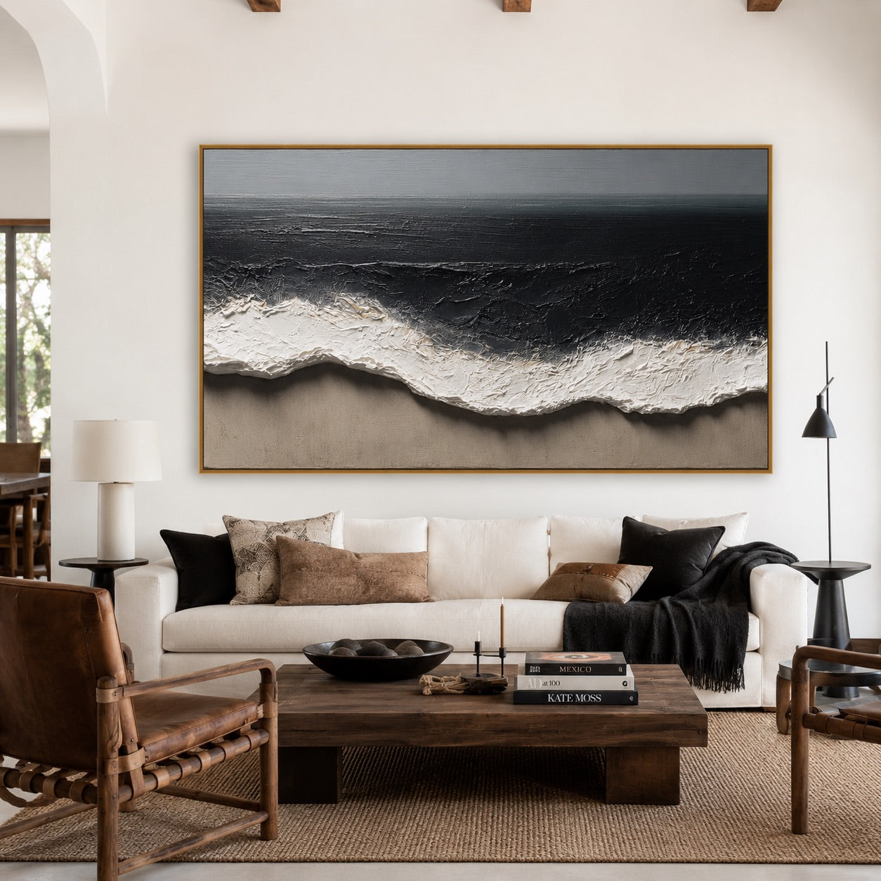 Deep Current Wabi-Sabi Art