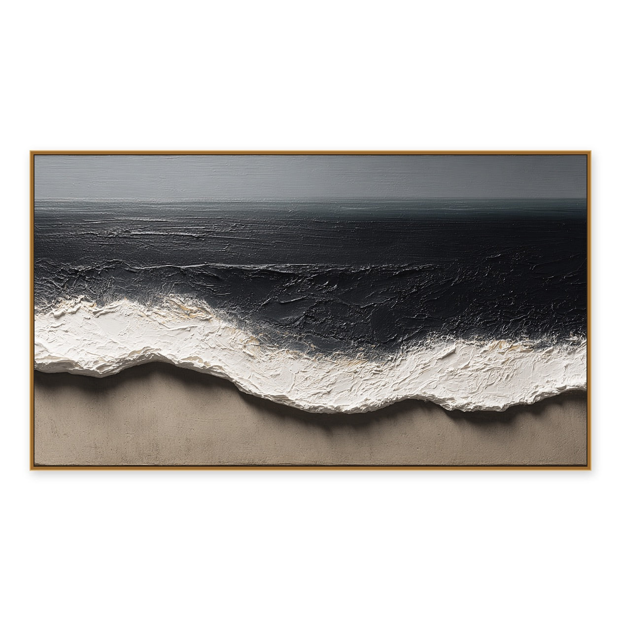 Deep Current Wabi-Sabi Art