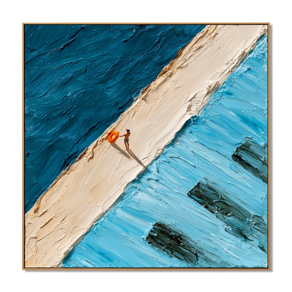 Coastal Escape Wabi-Sabi Art